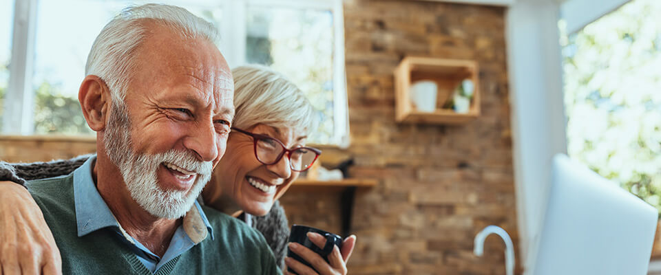 Senior couple finding out which is the better solution, HELOC or Reverse Mortgage?