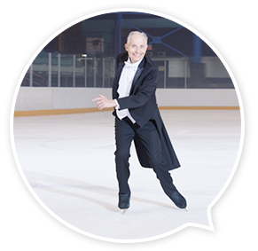 Donald Jackson is very active in the Canadian figure skating circuit even at the age of 76.