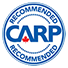 Recommended by CARP logo