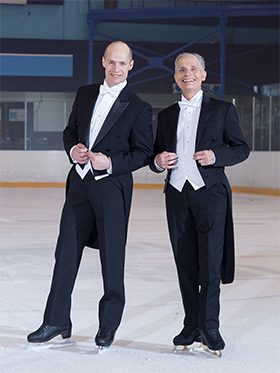 Kurt Browning teamed up with fellow figure skating personality Donald Jackson and dedicated their routine to HomeEquity Bank.