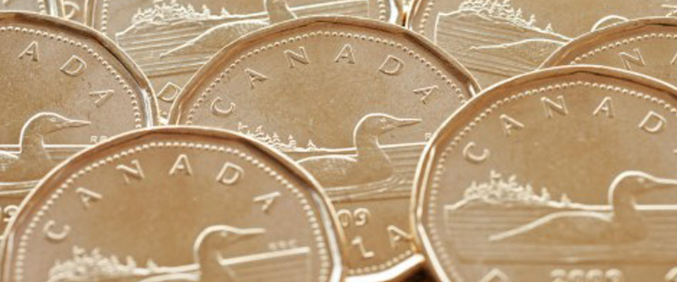 Canadian dollars are a reminder to consider reverse mortgage as an option to secure finances in the current economic situation.