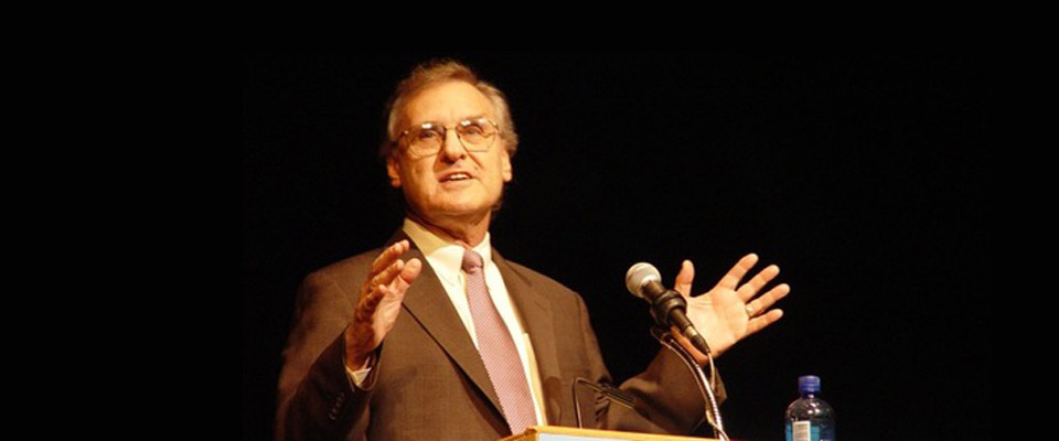 Stephen Lewis speaking at a recent NDP convention in Edmonton about an impending environmental catastrophe certain to arrive.